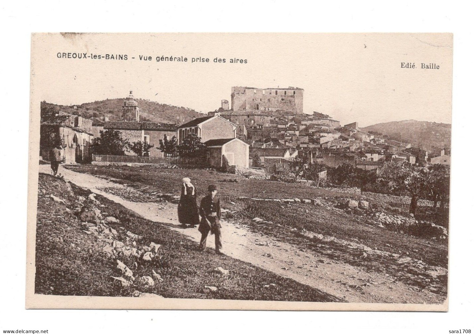 04 GRÉOUX LES BAINS, Vue Prise Des Aires.  - Gréoux-les-Bains