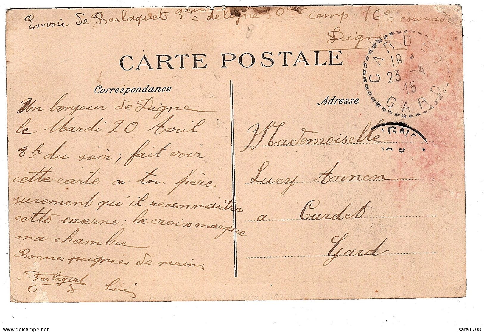 04 DIGNE, Caserne DESMICHELS Et Quartier Des Epinettes. éditeur E.L.D. 2 SCAN. - Digne