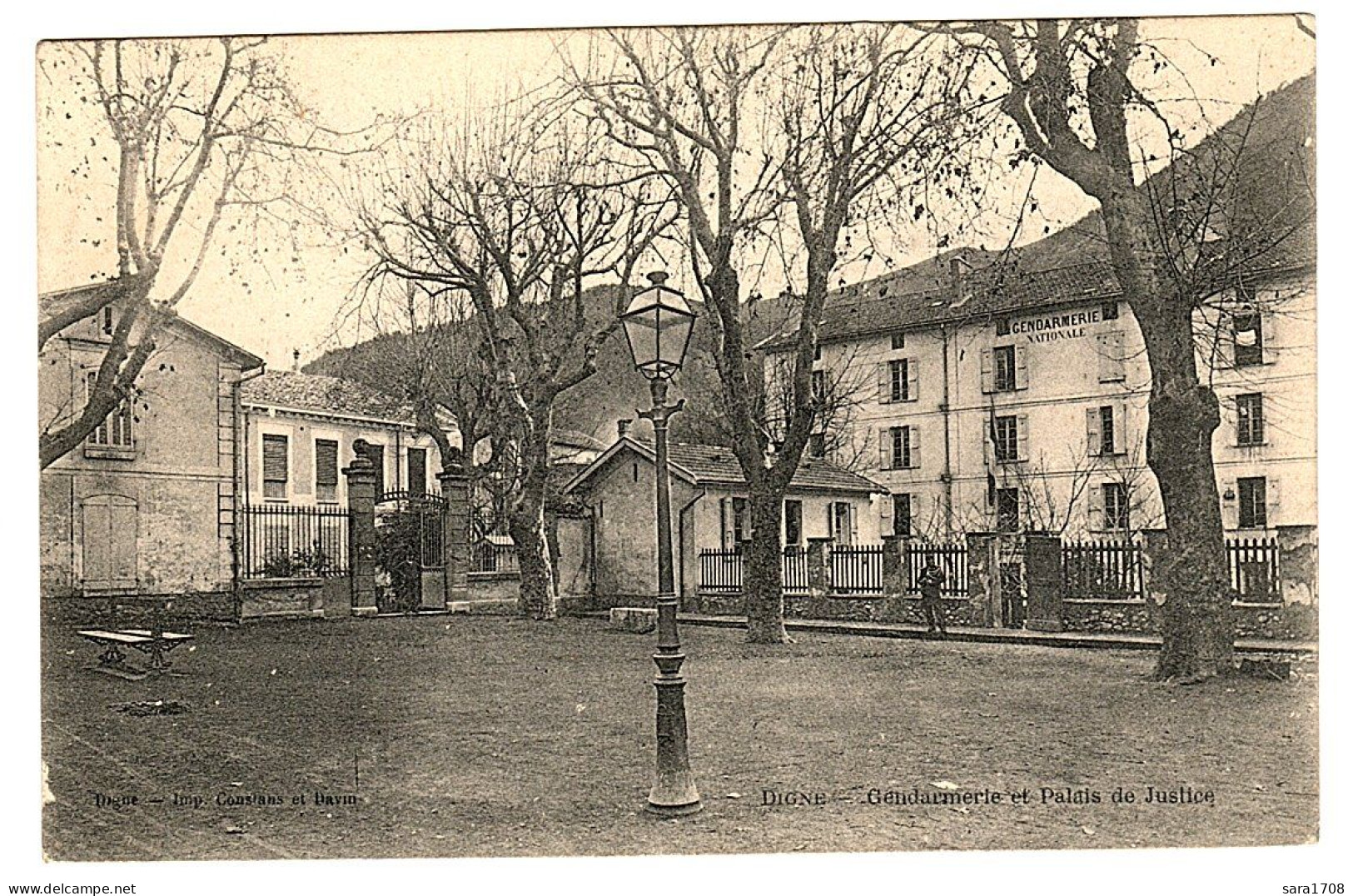 04 DIGNE, Gendarmerie Et Palais De Justice.  - Digne