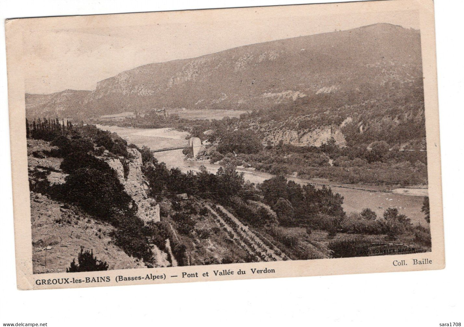 04 GREOUX Les BAINS, Pont Et Vallée Du Verdon. - Gréoux-les-Bains