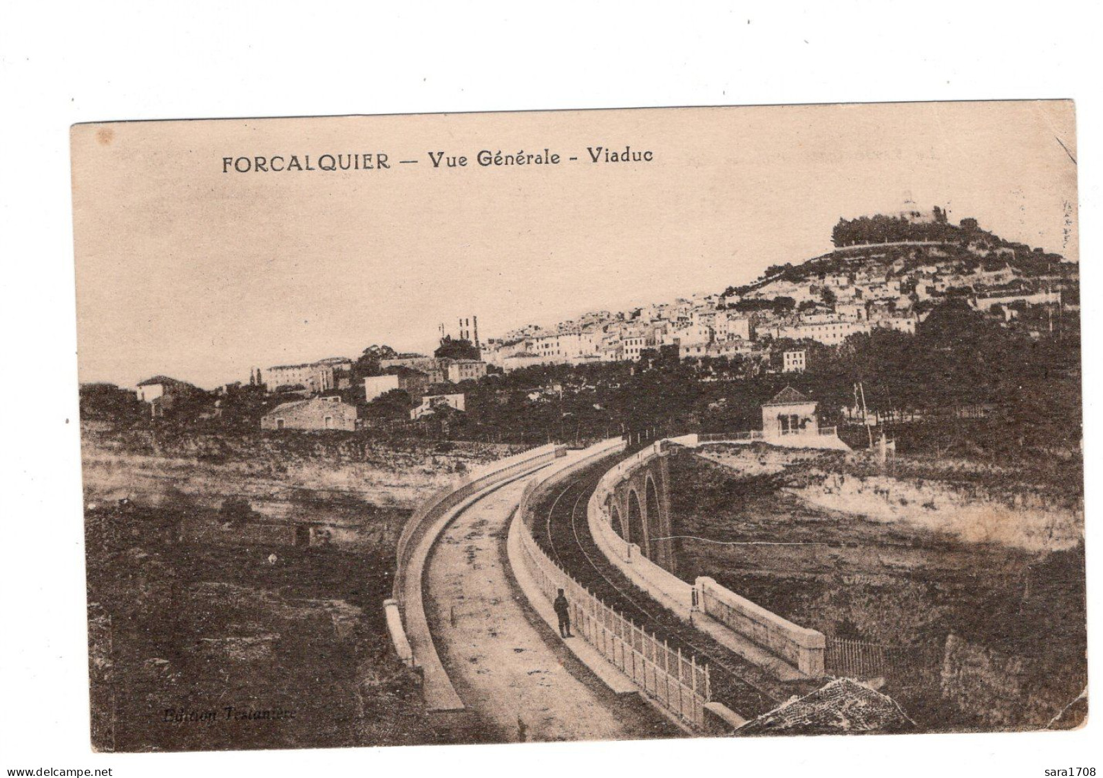 04 FORCALQUIER, Le Viaduc Animée - Forcalquier