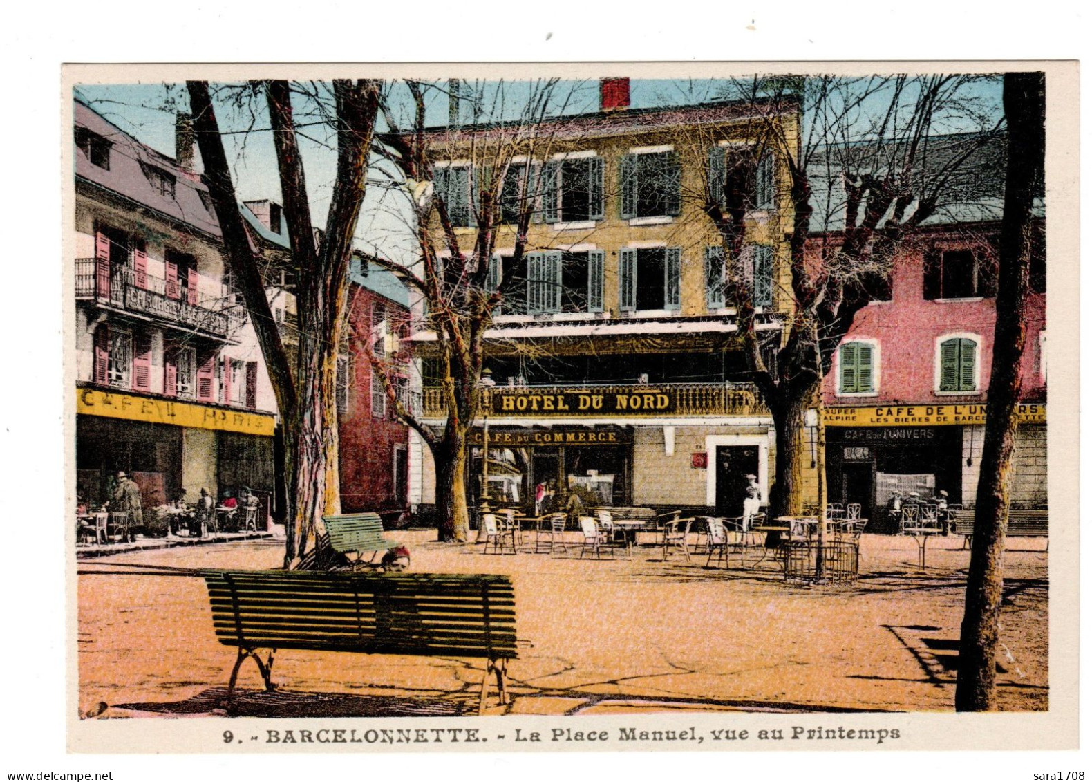 04 BARCELONNETTE, Hôtel Du Nord, Café De L'Univers Et De Paris. - Barcelonnette