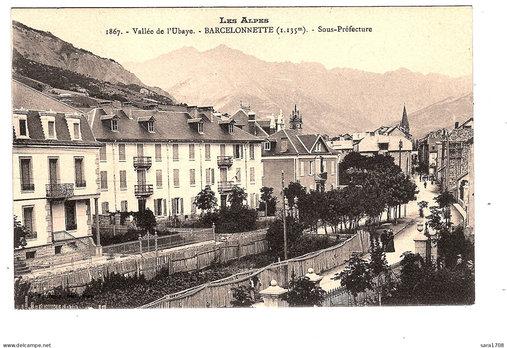 04 BARCELONNETTE, Entrée Du Village, Sous Préfecture. - Barcelonnette