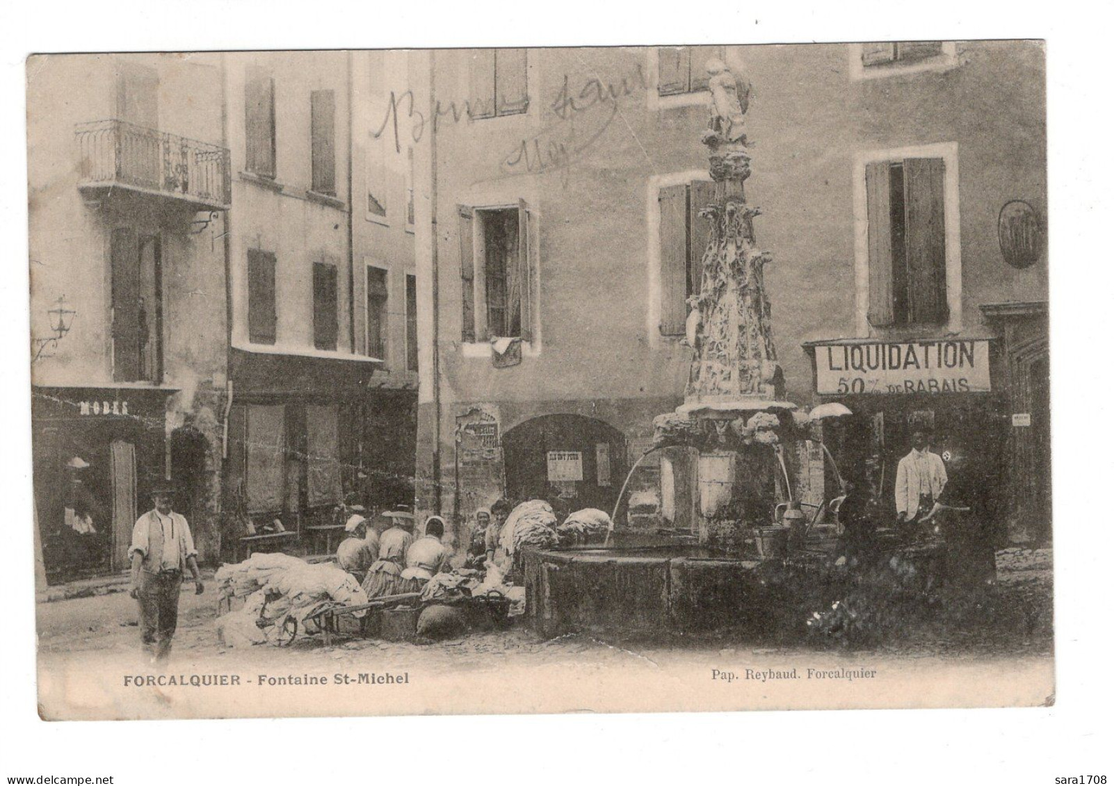 04 FORCALQUIER,  Fontaine Saint Michel. ( VOIR SCAN ). - Forcalquier