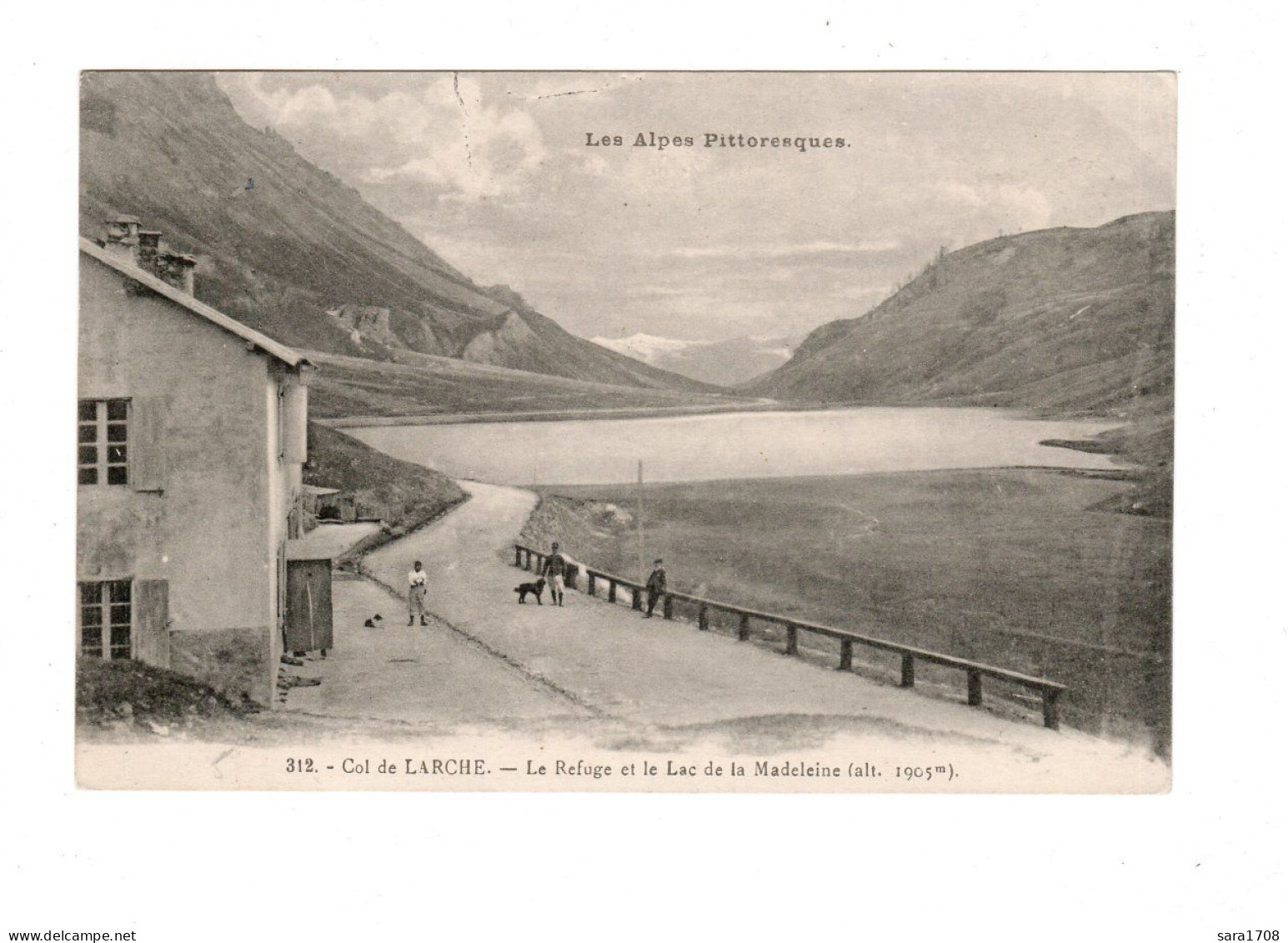 04 Vallée De L'UBAYE, Col De LARCHE, Le Refuge Et Le Lac De La Madeleine. - Other & Unclassified