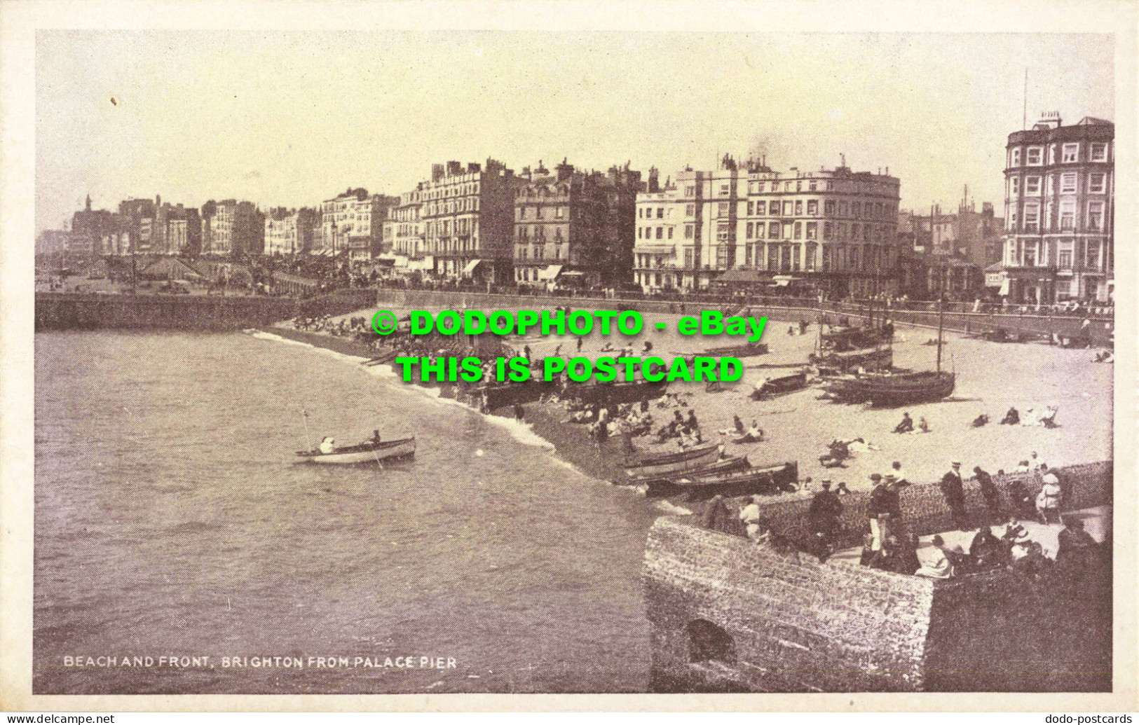 R560704 Brighton From Palace Pier. Beach And Front. Brighton Palace Series. No. - Monde