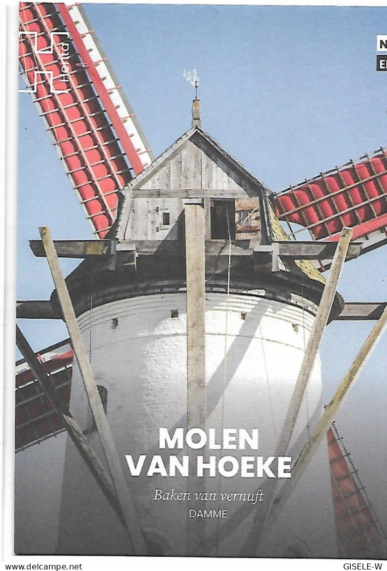 CARTE PUB / MOLEN VAN HOEKE - DAMME - Publicité