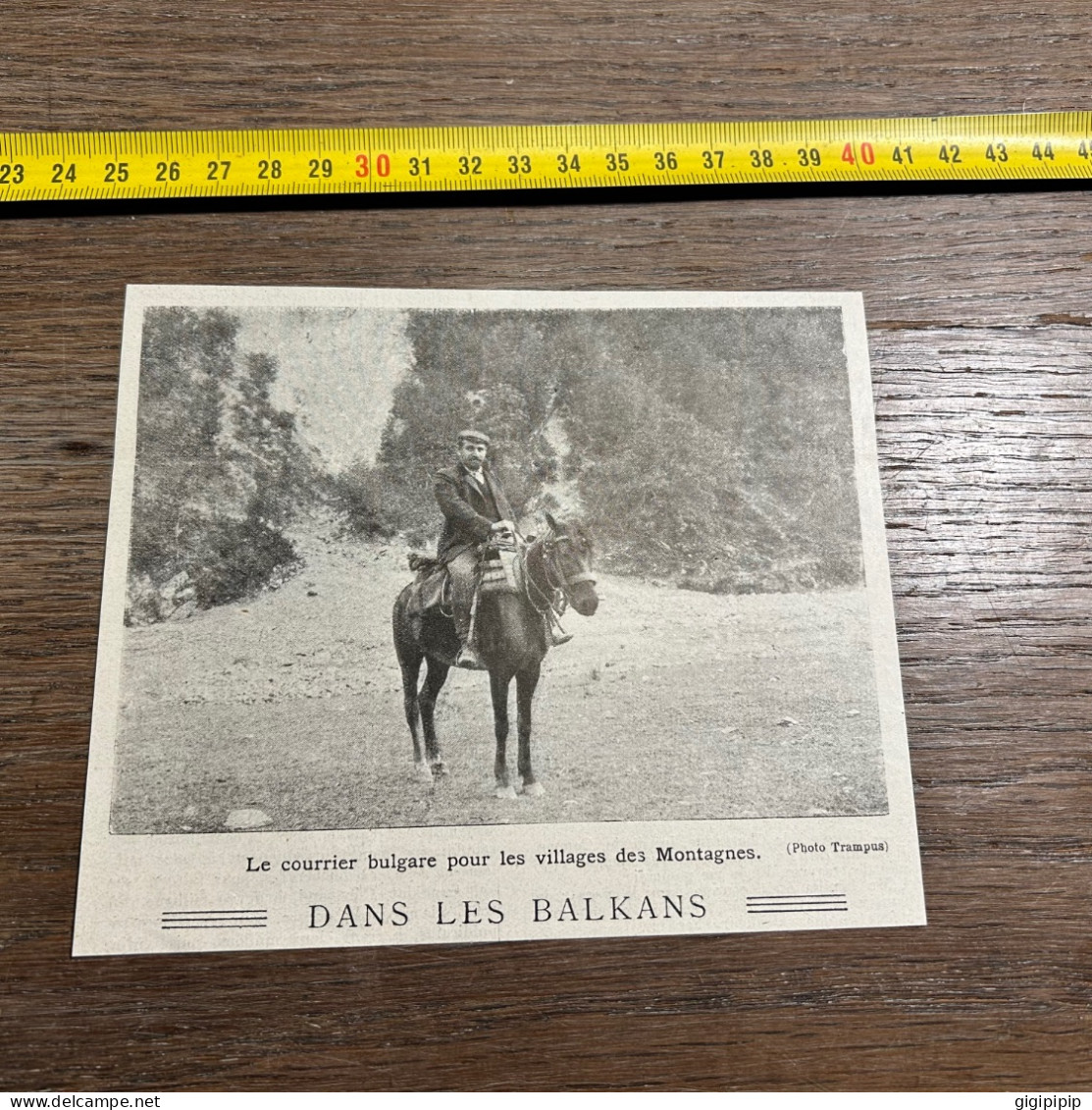 1908 PATI Courrier Bulgare Pour Les Villages Des Montagnes. DANS LES BALKANS - Collections