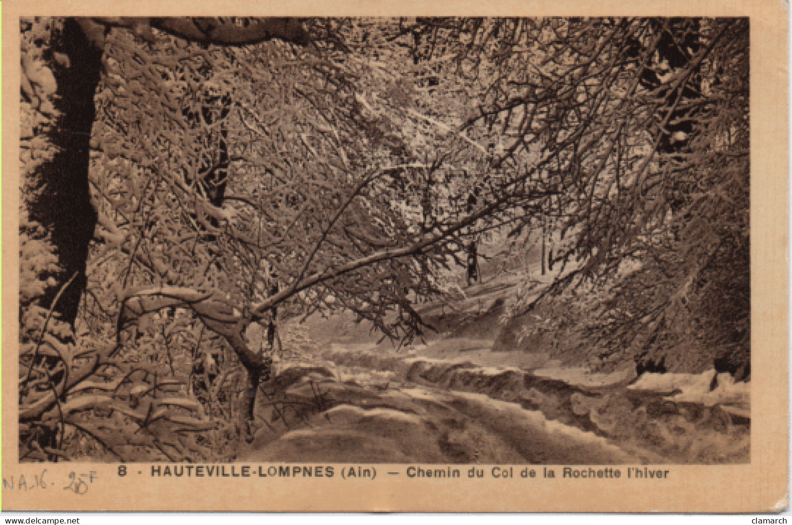 AIN-Hauteville-Lompnès-Chemin Du Col De La Rochette L'Hiver - 6 - Hauteville-Lompnes