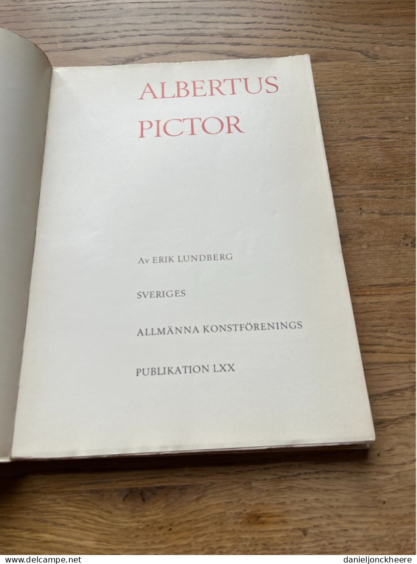 Albertus Pictor Erik Lundberg Sveriges Allmanna Konstforenings Publikation LXX 1961 - Scandinavische Talen