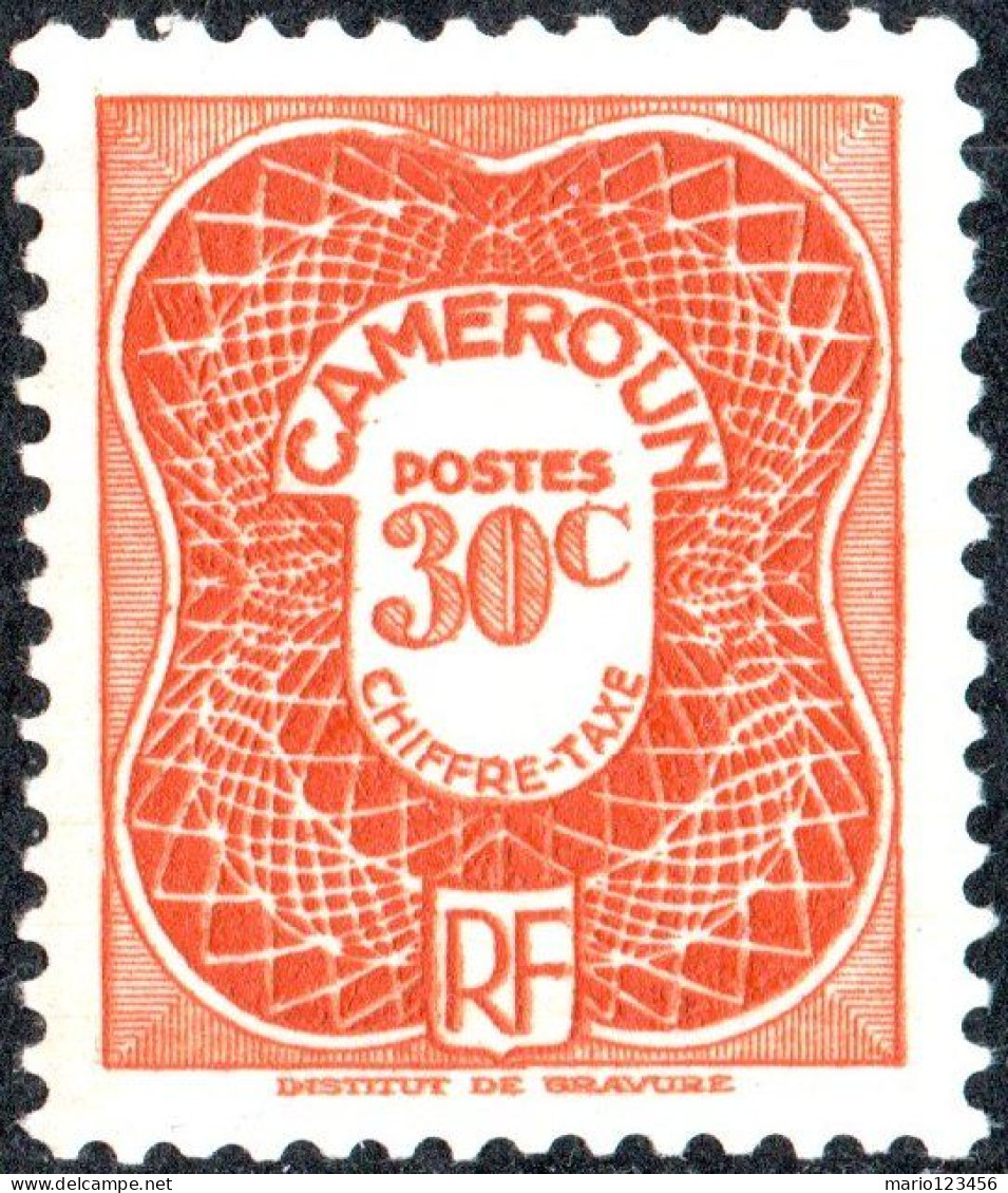 CAMEROUN, SEGNATASSE, POSTAGE DUE, 1947, NUOVI (MNH**) Mi:CM P26, Scott:CM J25, Yt:CM T26 - Nuevos