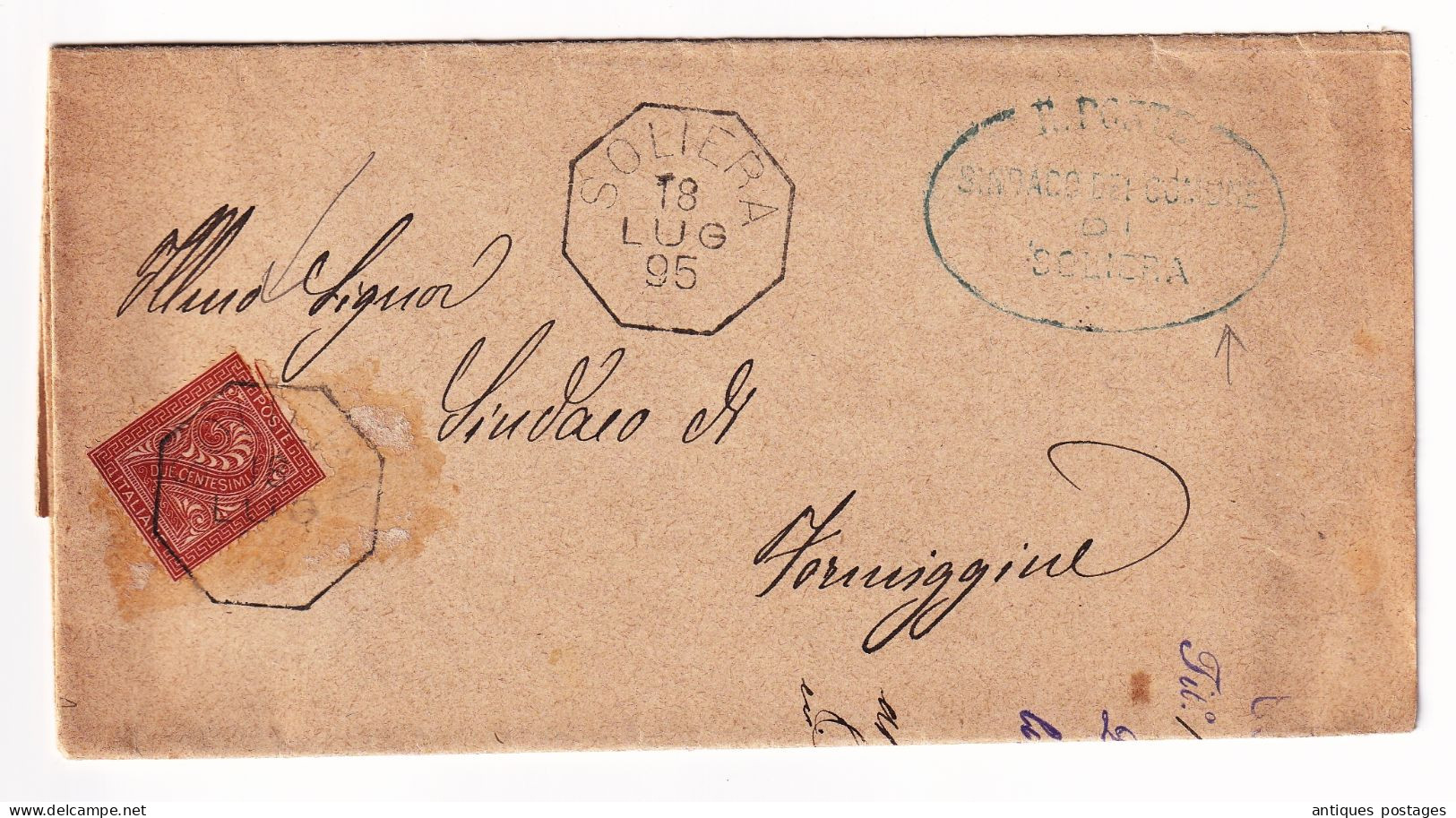 Italie 1895 Italia Comune Di Formigine Soliera - Other & Unclassified