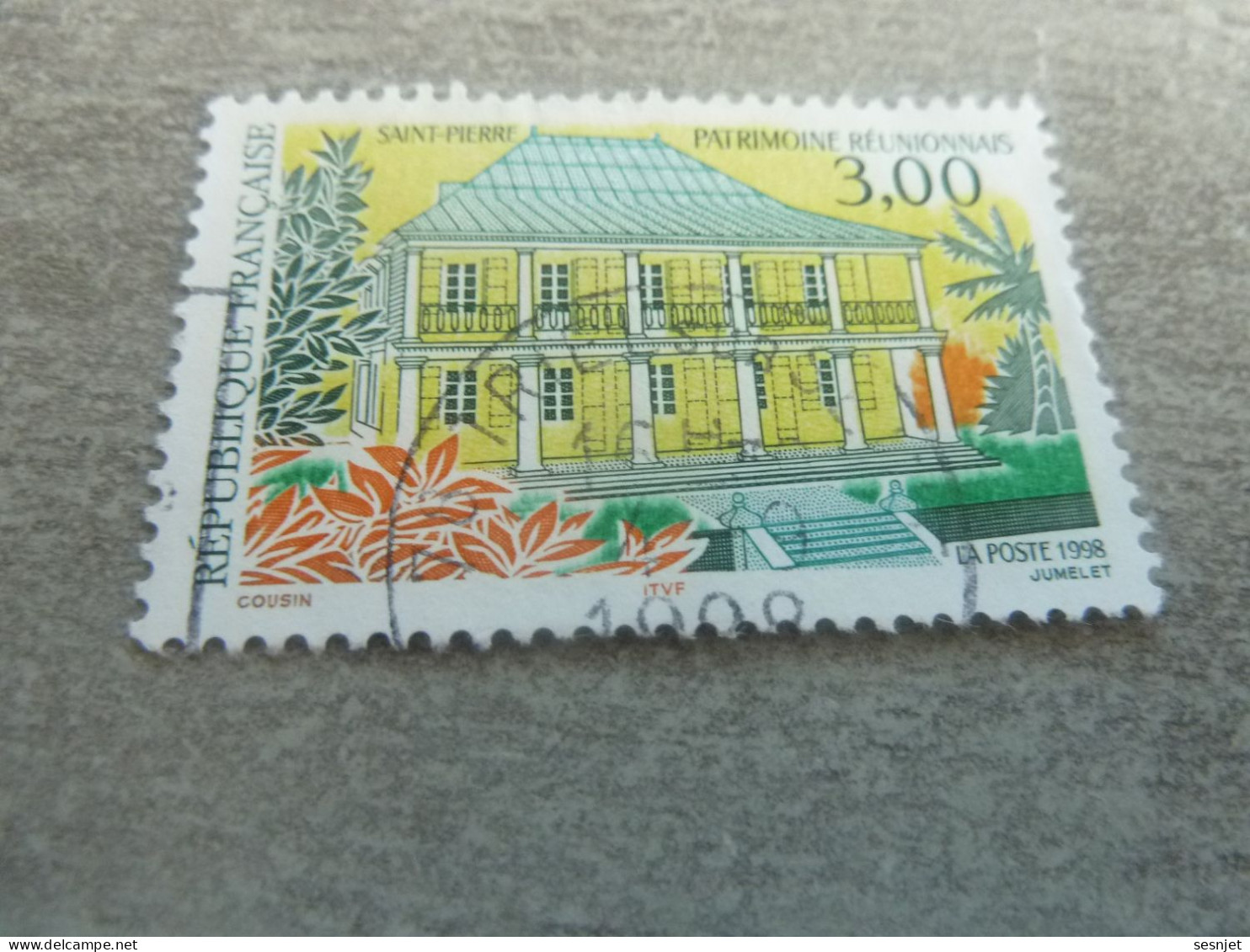 Saint-Pierre - Patrimoine Réunionnais - 3f. - Yt 3144 - Multicolore - Oblitéré - Année 1998 - - Used Stamps