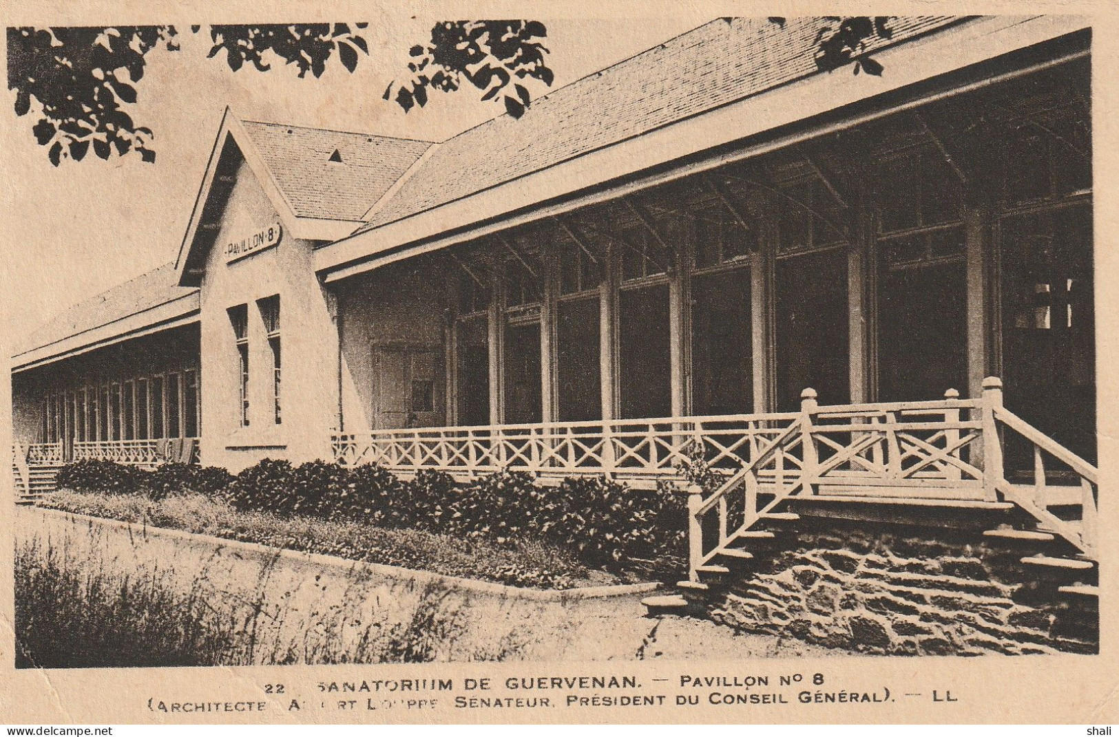 CPA SANATORIUM DE GUERVENAN PAVILLON N° 8 - Sonstige & Ohne Zuordnung