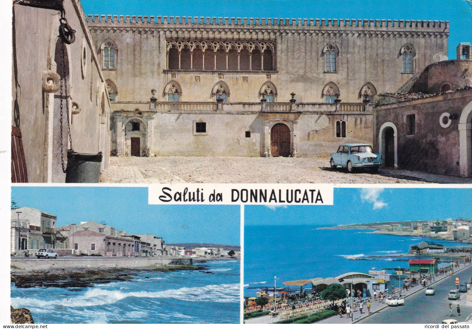 Cartolina Donnalucata ( Ragusa ) Saluti Con Vedutine - Ragusa
