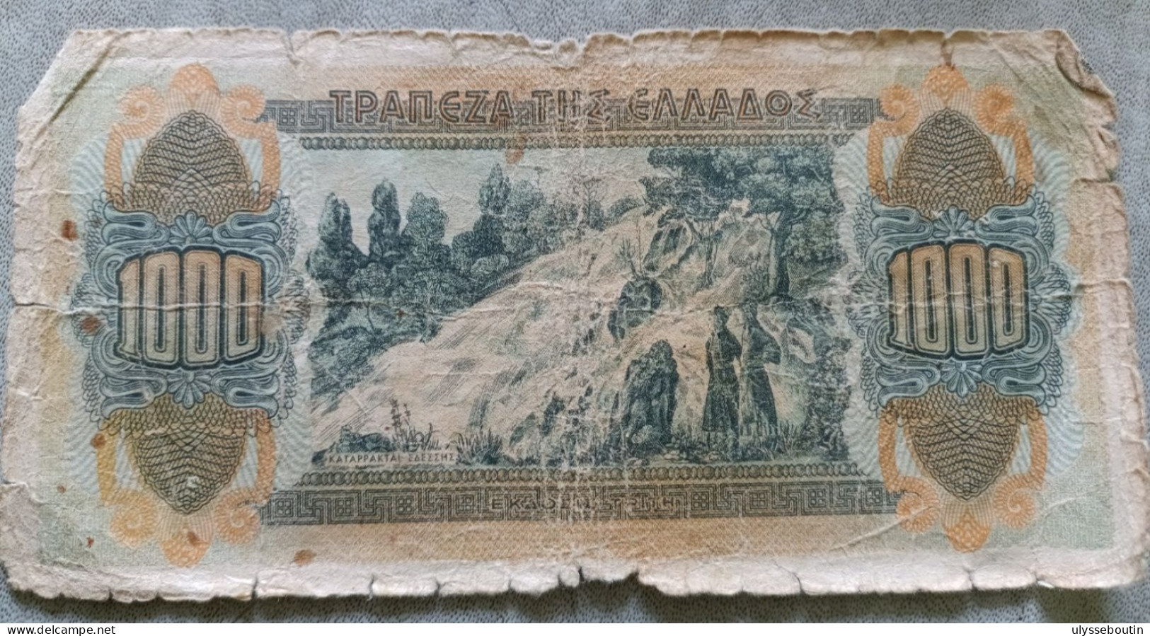 Billet 1000 Drakme 1941 - Grèce