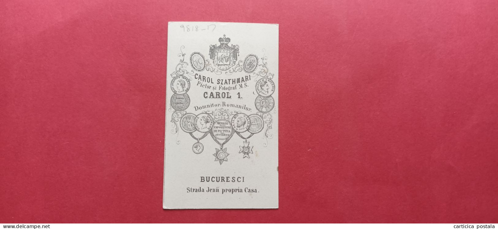 Romania Rumanien Bucuresti Bukarest CDV Carol Popp De Szathmari - Rumänien