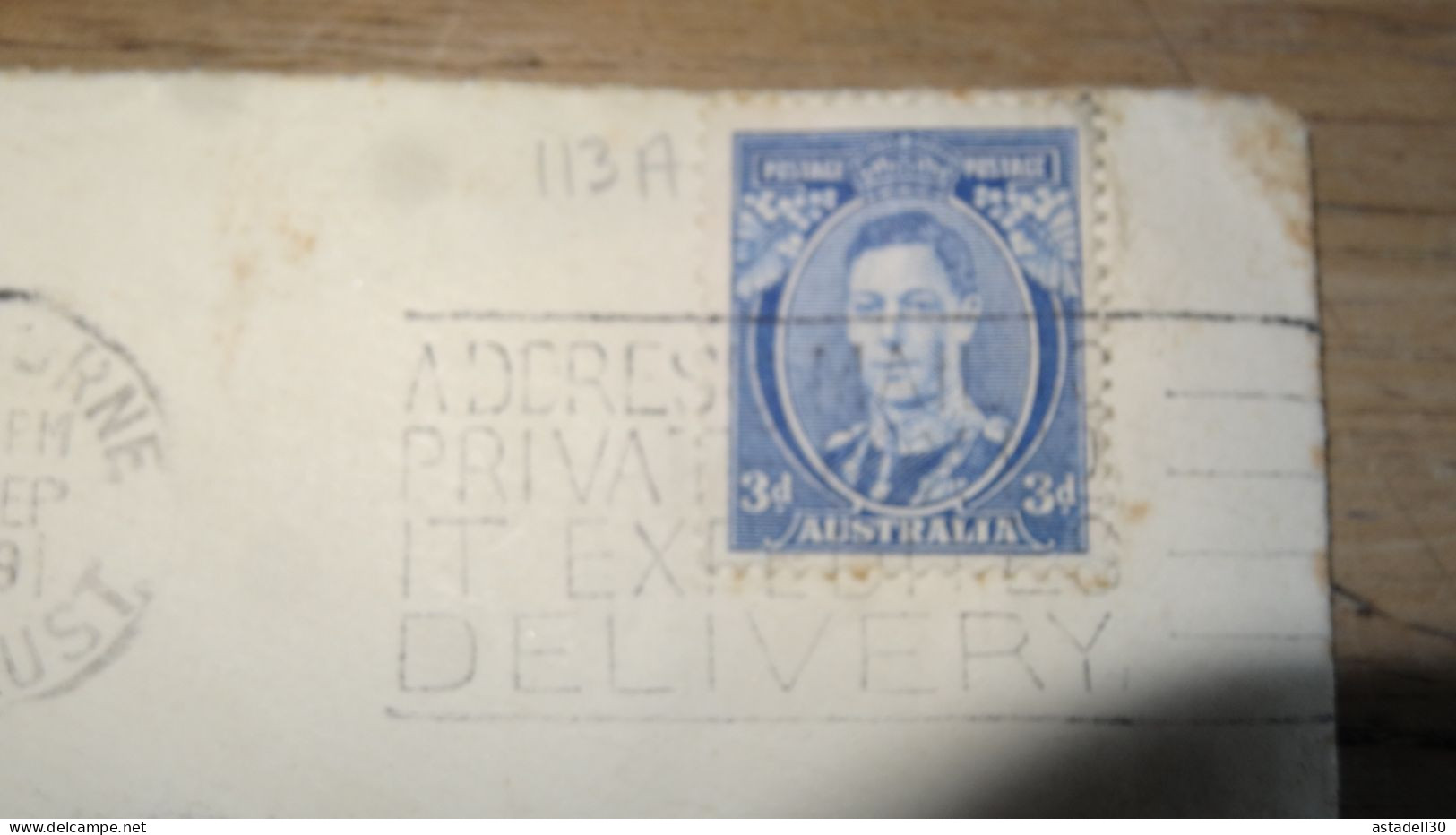 Enveloppe AUSTRALIA, Melbourne, Censure - 1939 ......... Boite1 ..... 240424-190 - Brieven En Documenten