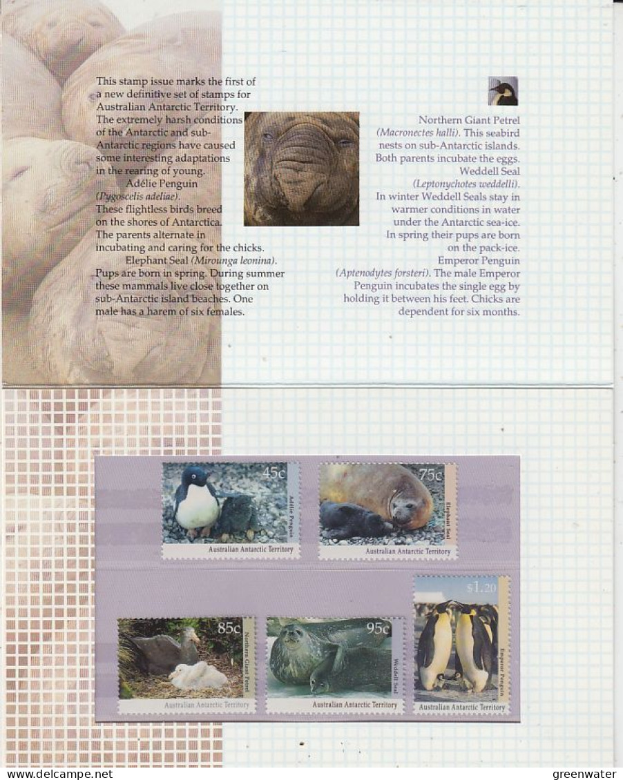 AAT 1992 Regional Wildlife 5v Presentation Pack ** Mnh (GS174) - Nuevos