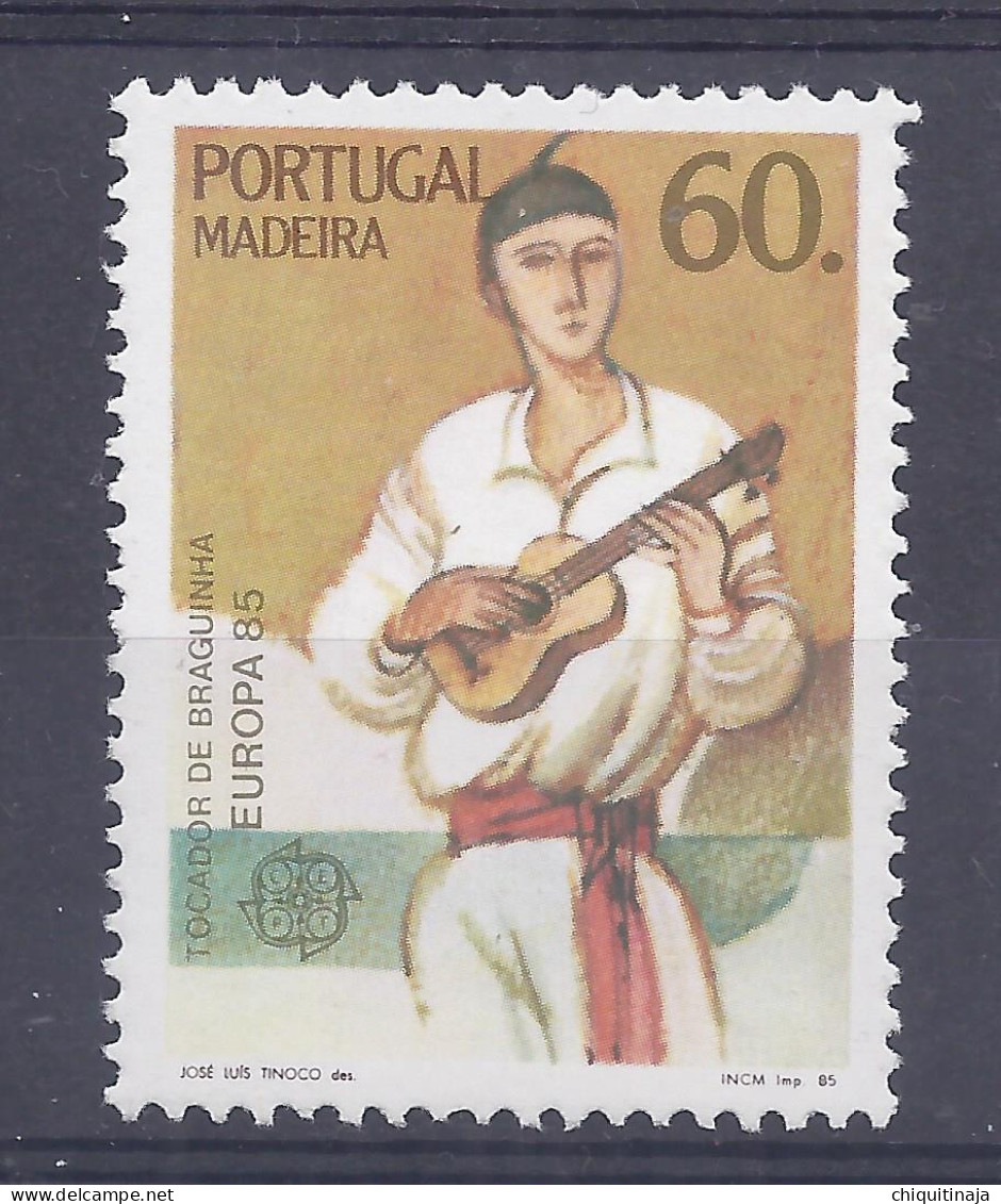 Portugal / Madeira 1985 “Europa: Instrumentos Musicales” MNH/** - Madère