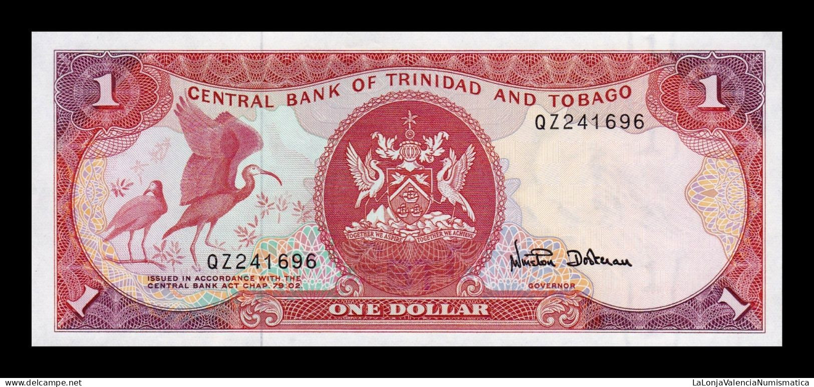 Trinidad & Tobago 1 Dólar 1985 Pick 36d Sc Unc - Trinidad En Tobago