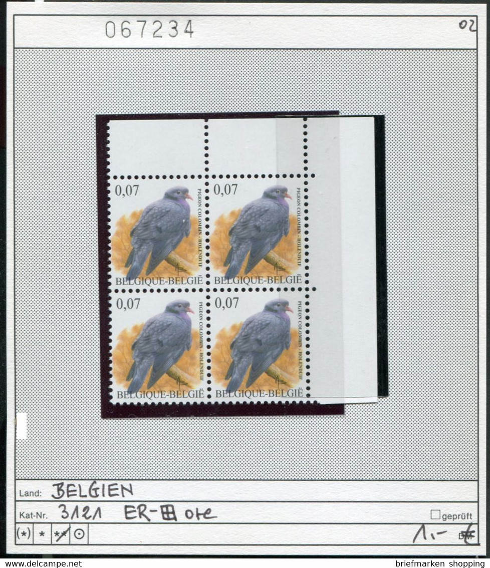 Offre De Lot Pour Claude - Belgique - Michel 3121 /COB 3069 / Bloc De 4 + 15 Positions -  ** Neuf - 1985-.. Birds (Buzin)