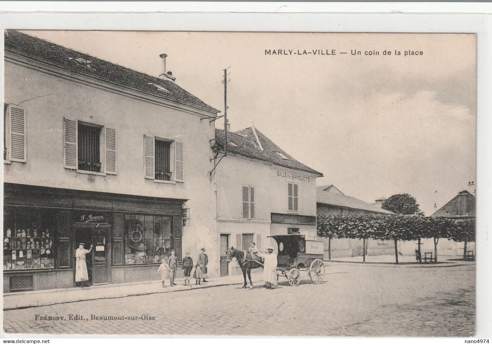 Marly La Ville - La Place - Salle De Banquets G. Bouron - Altri & Non Classificati