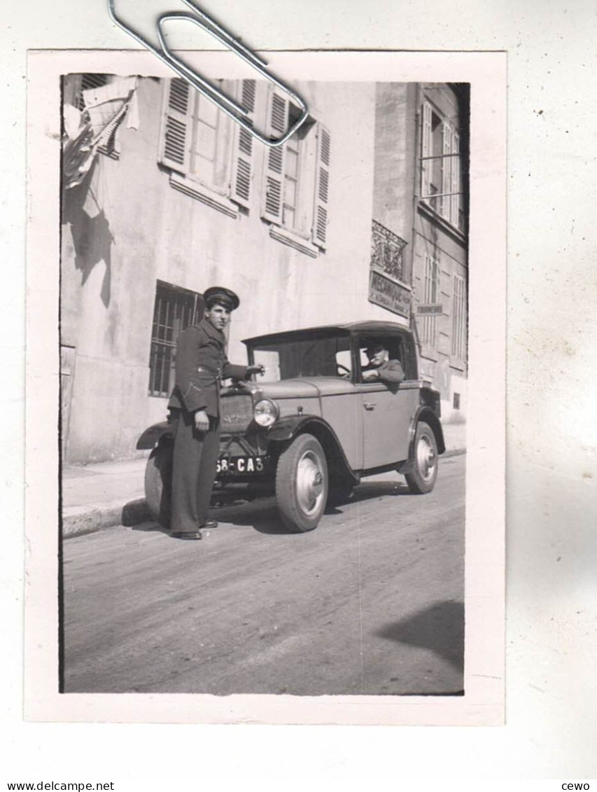PHOTO  AUTOMOBILE VOITURE ANCIENNE A IDENTIFIER - Coches