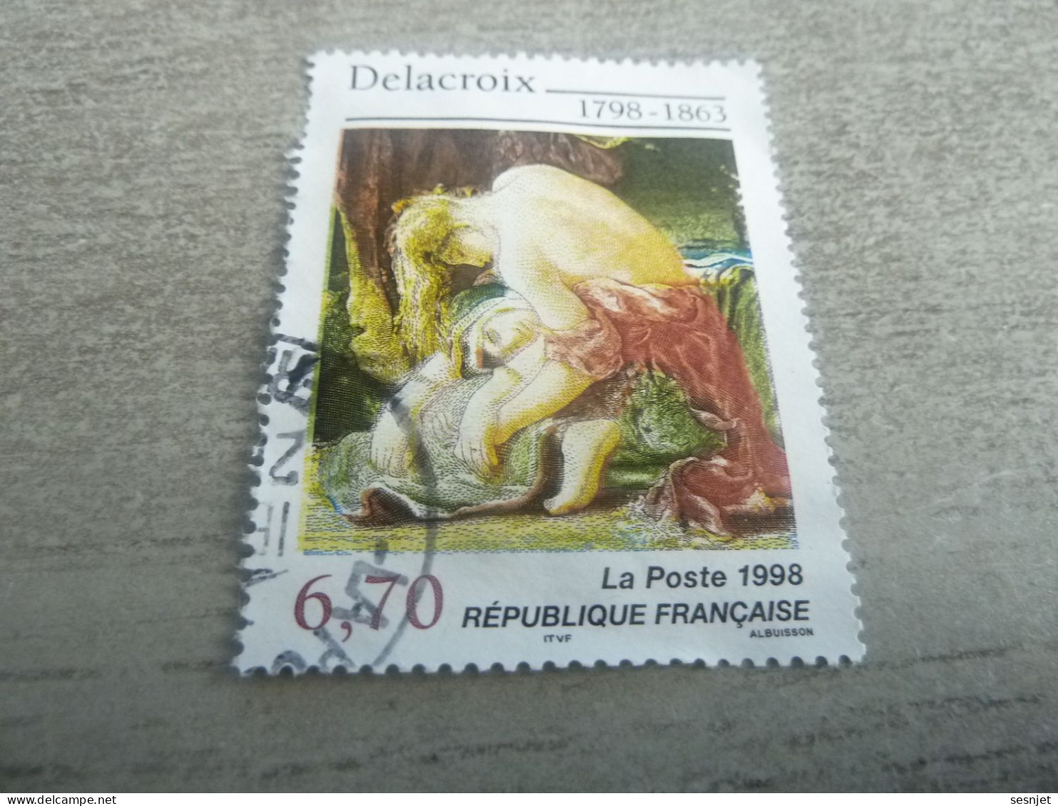 Eugène Delacroix (1799-1863) - Croisés Dans Constantinople - 6f.70 - Yt 3147 - Multicolore - Oblitéré - Année 1998 - - Oblitérés