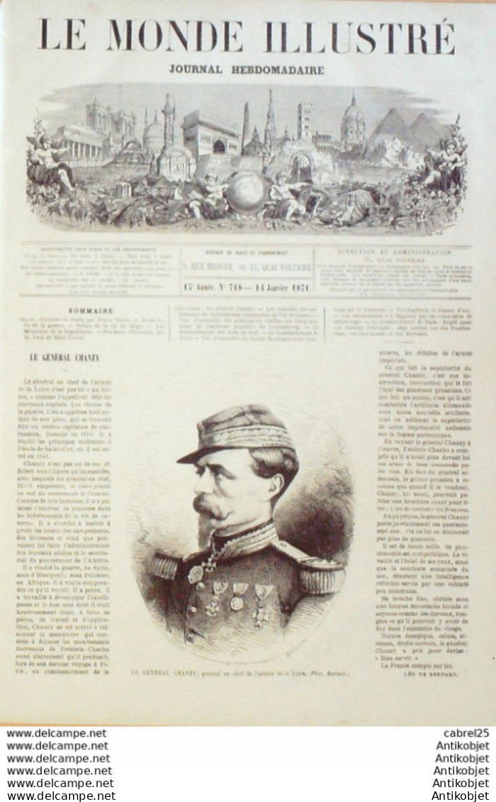 Le Monde Illustré 1871 N°718 Meudon Chatillon Clamart Vanves Montrouge Bagneux (92) Vercingetorix Jeanne D'arc - 1850 - 1899
