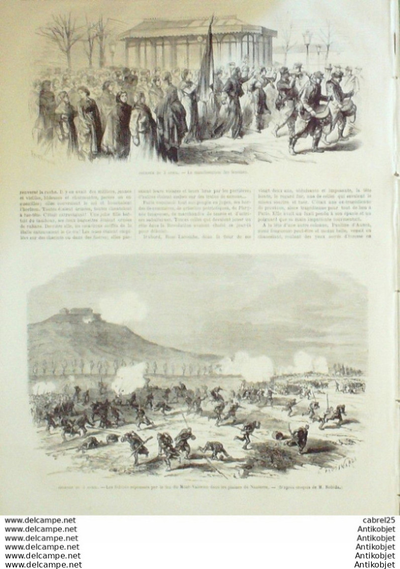 Le Monde Illustré 1871 N°730 Neuilly (92) Paris Ste Genevieve Pantheon Montmartre Nanterre (92) - 1850 - 1899