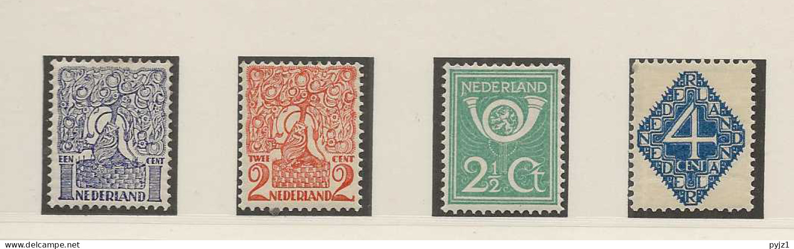 1923 MH/* Nederland NVPH 110-13 - Neufs