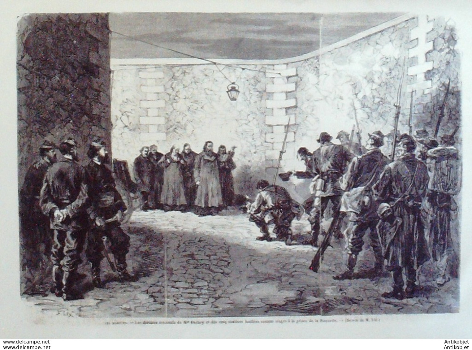 Le Monde Illustré 1871 N°739 Quai D'Orsay Incendies Paris 12 Bastille Chaloupes En Feu Prison La Roquette  - 1850 - 1899