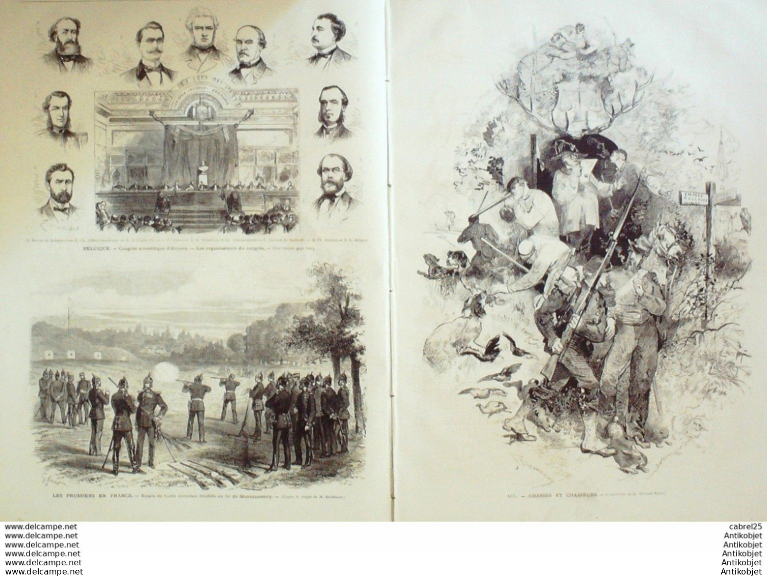 Le Monde Illustré 1871 N°752 St Denis (93) Belgique Anvers Versailles (78) Paul De Cock Espagne Madrid Montmorency (95) - 1850 - 1899