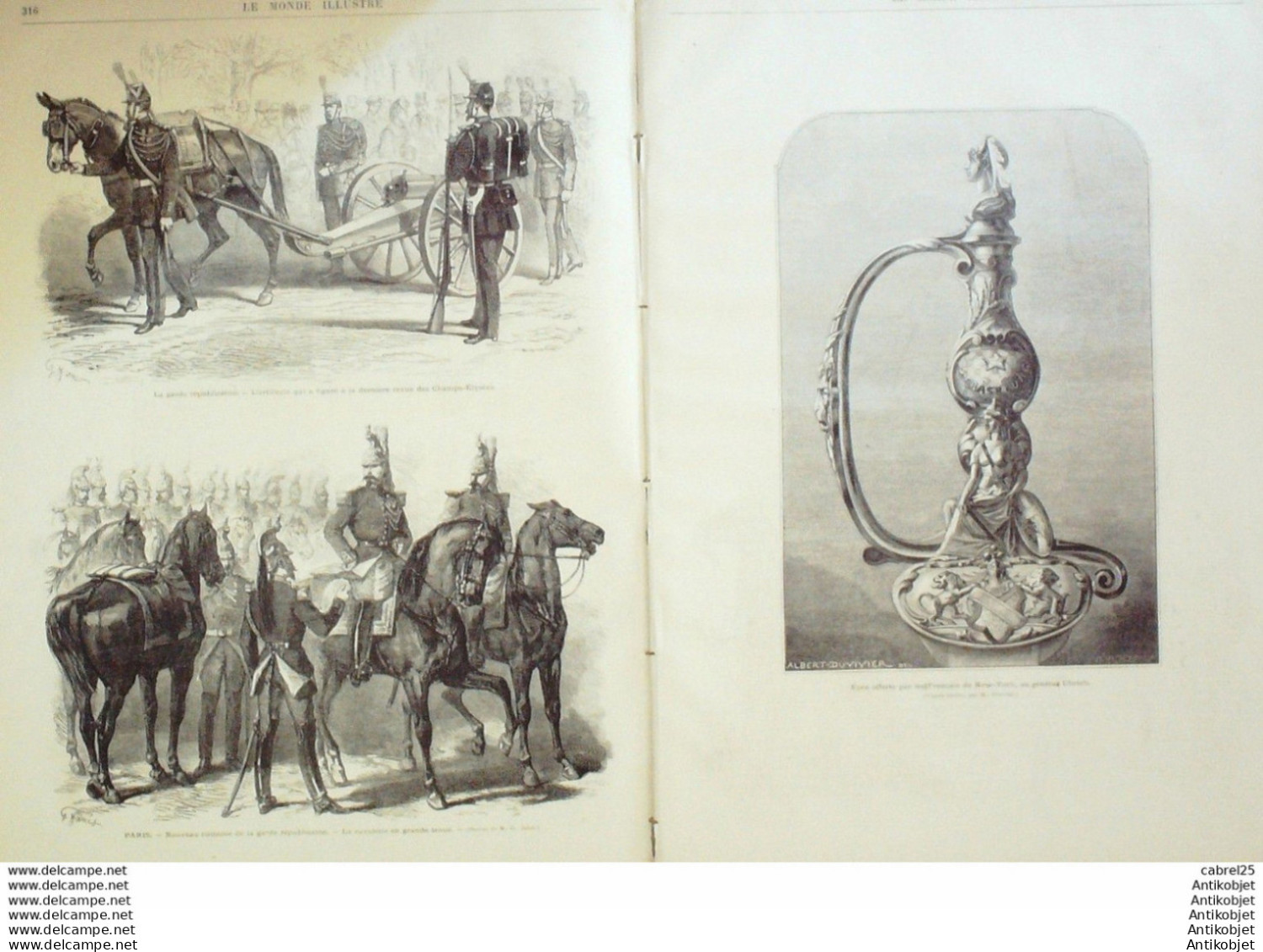 Le Monde Illustré 1871 N°762 Strasbourg (67) Mets (57) Gravelotte Irlande Dublin Angleterre Londres Garde Republicaine - 1850 - 1899