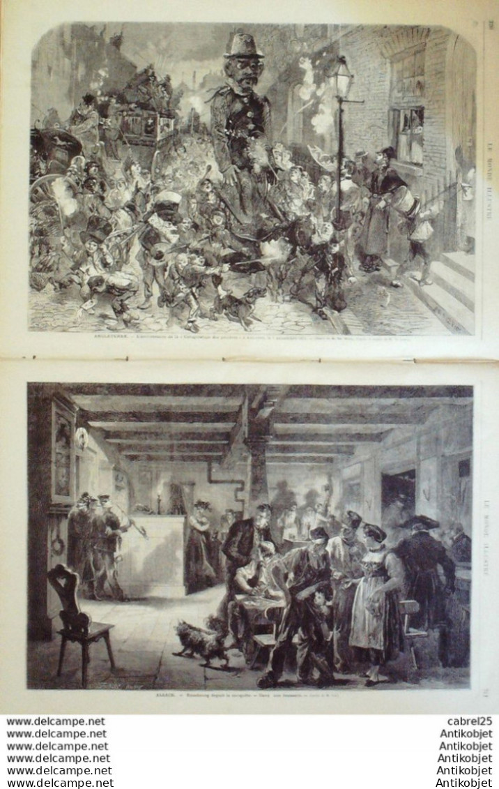 Le Monde Illustré 1871 N°762 Strasbourg (67) Mets (57) Gravelotte Irlande Dublin Angleterre Londres Garde Republicaine - 1850 - 1899