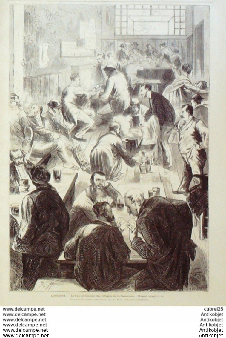 Le Monde Illustré 1871 N°760 Espagne Barcelone Turquie Contantinole Viet Nam Phare St Jacques Chili Federico Errazuziz - 1850 - 1899