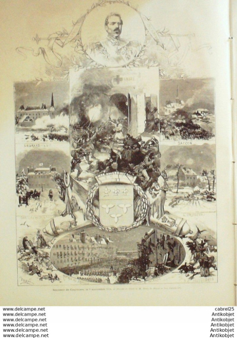 Le Monde Illustré 1871 N°761 Algerie Constantine Palestro Ahmed Bey Brahim Ben Coulmiers (45) Usa Brigham Young - 1850 - 1899