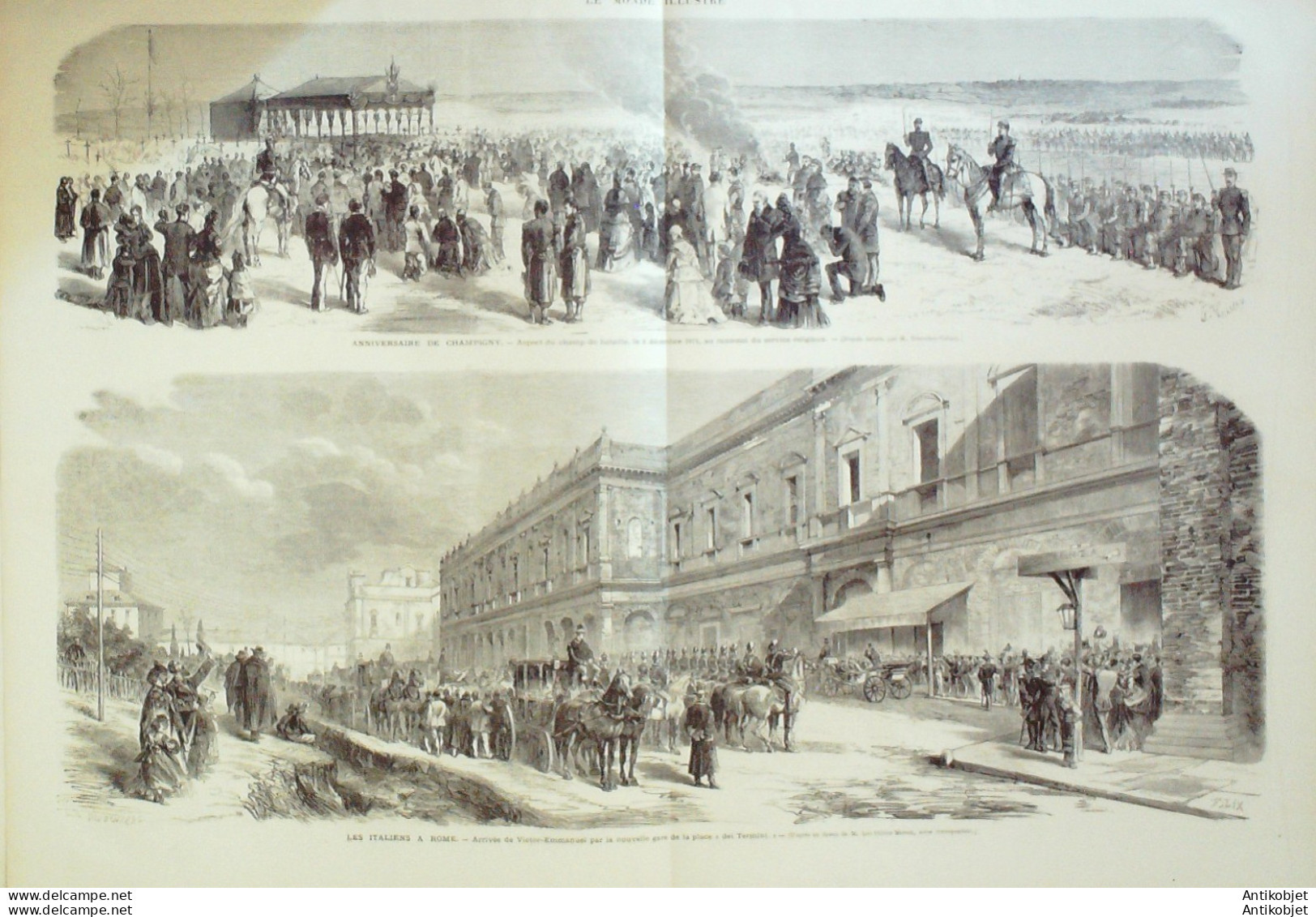 Le Monde Illustré 1871 N°765 Irlande Robert Kelly Champigny (94) Cuba Santa Rita Manzanillo  - 1850 - 1899