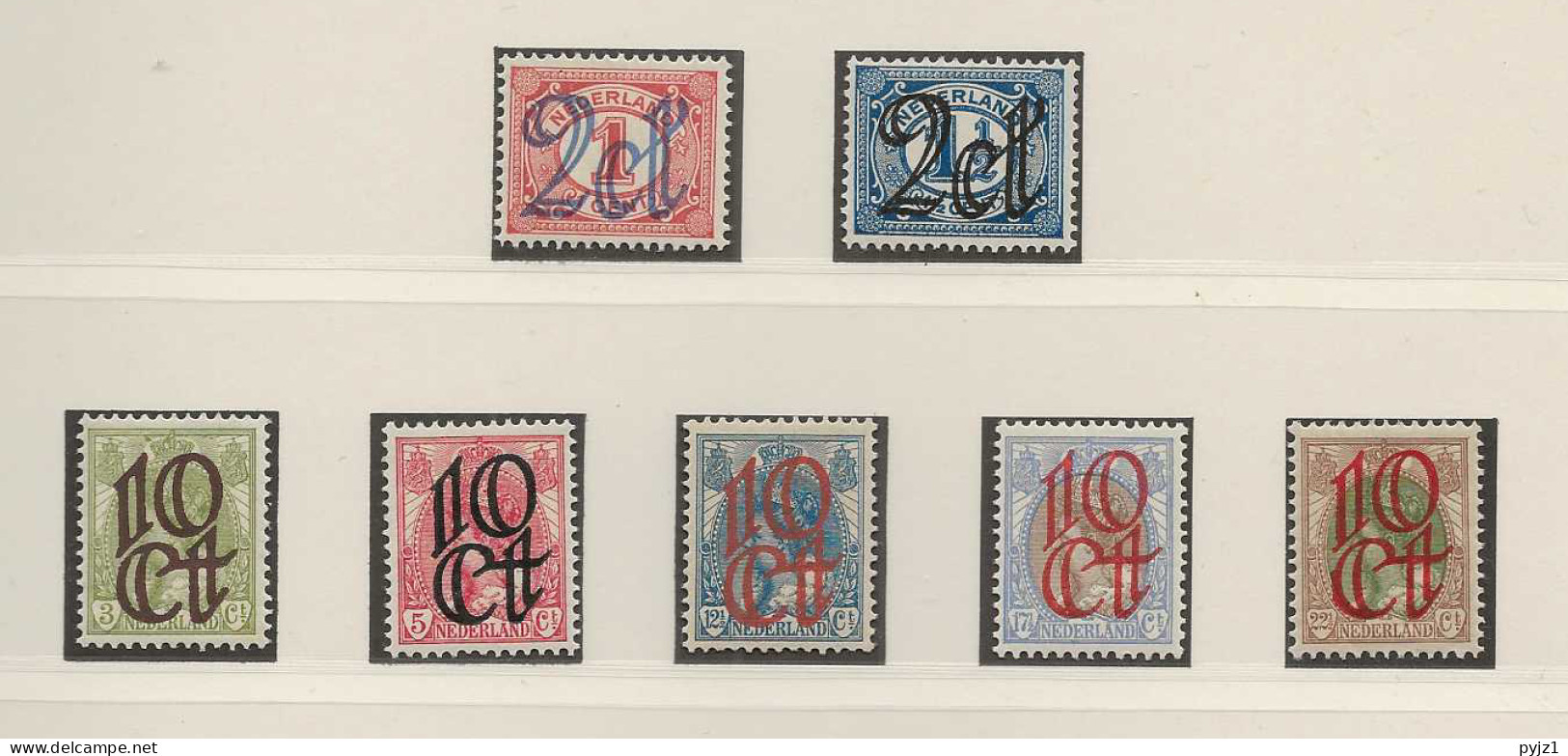1923 MH/* Nederland NVPH 114-20 - Neufs