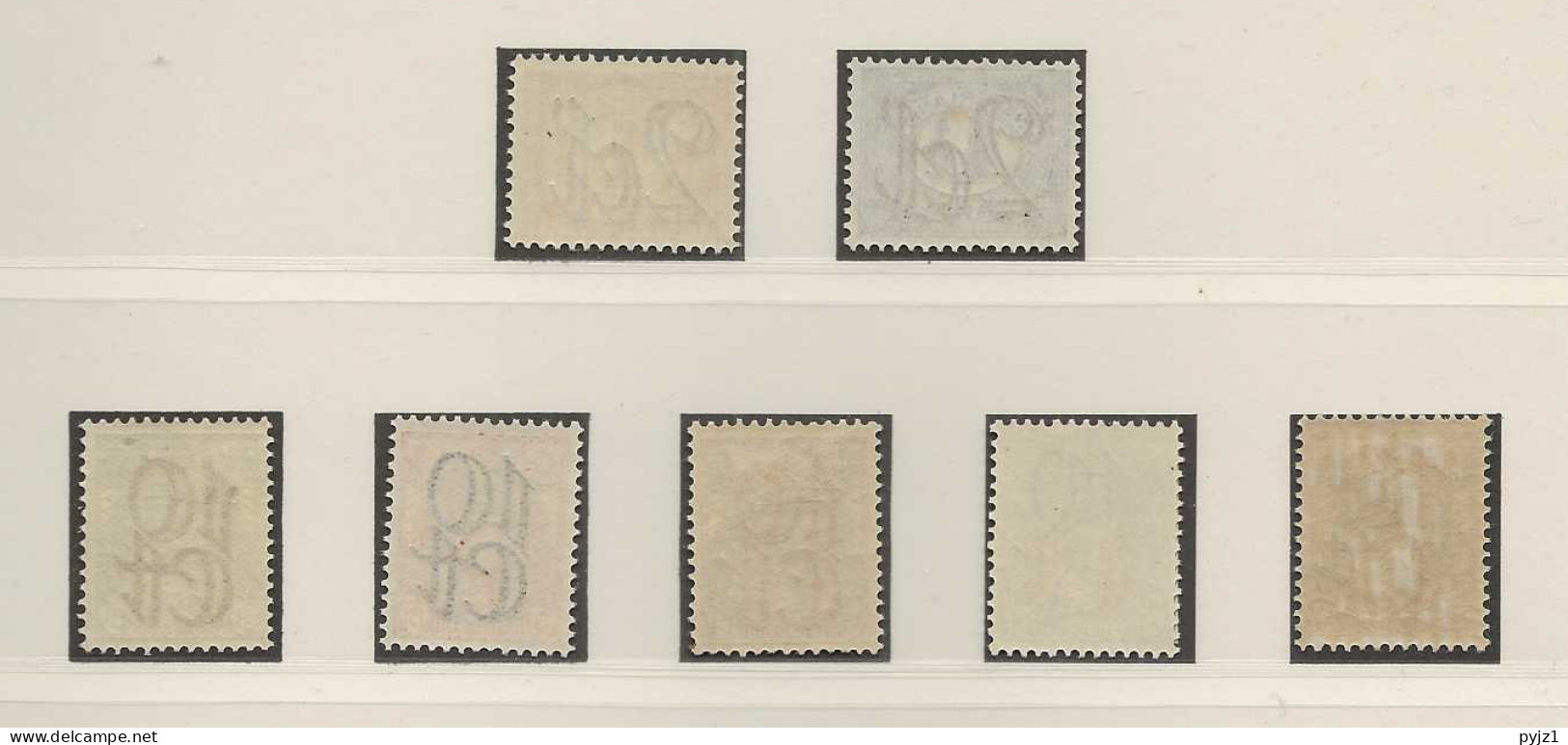 1923 MH/* Nederland NVPH 114-20 - Unused Stamps