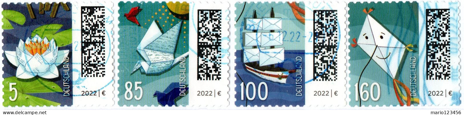 GERMANIA, REPUBBLICA FEDERALE, GERMANY, 2021, USATI Scott:DE 3250-3253 - Used Stamps