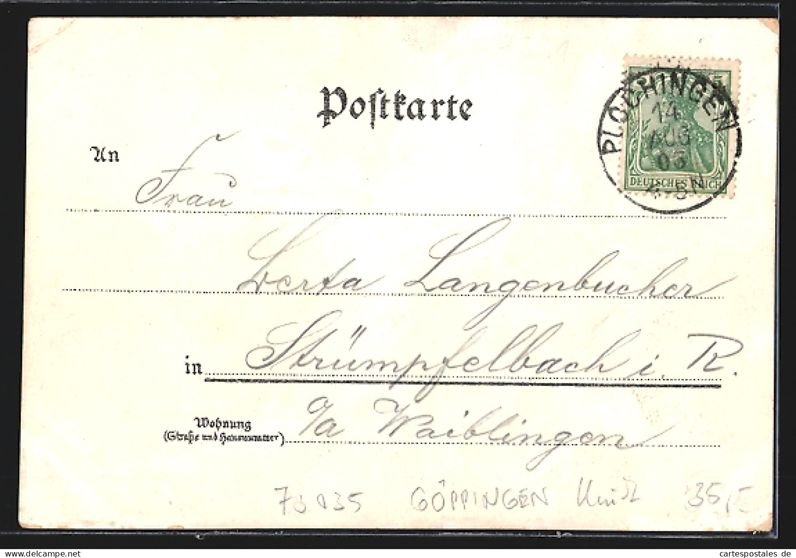 Lithographie Faurndau, Kirche, Gasthaus, Fabrik Hildenbrand, Mühle Albrecht U. Wildermuth  - Other & Unclassified