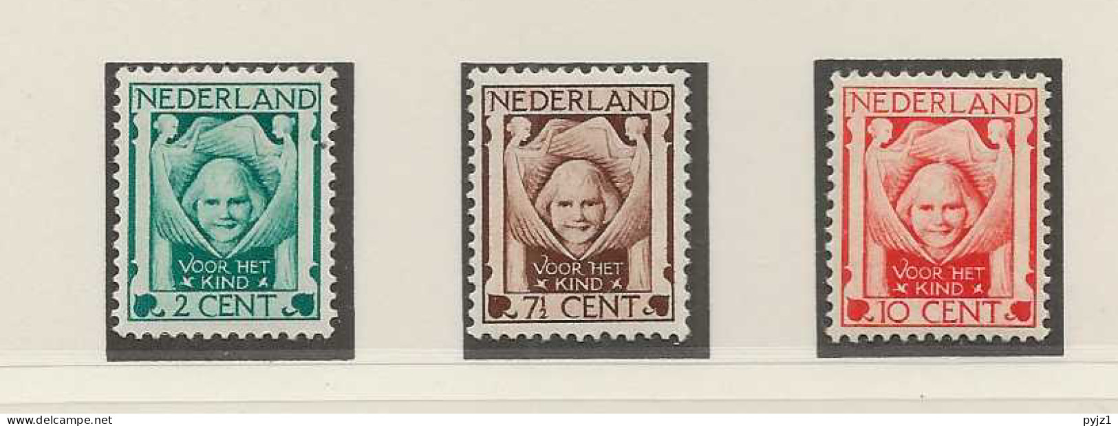 1923 MH/* Nederland NVPH 141-43 - Ungebraucht