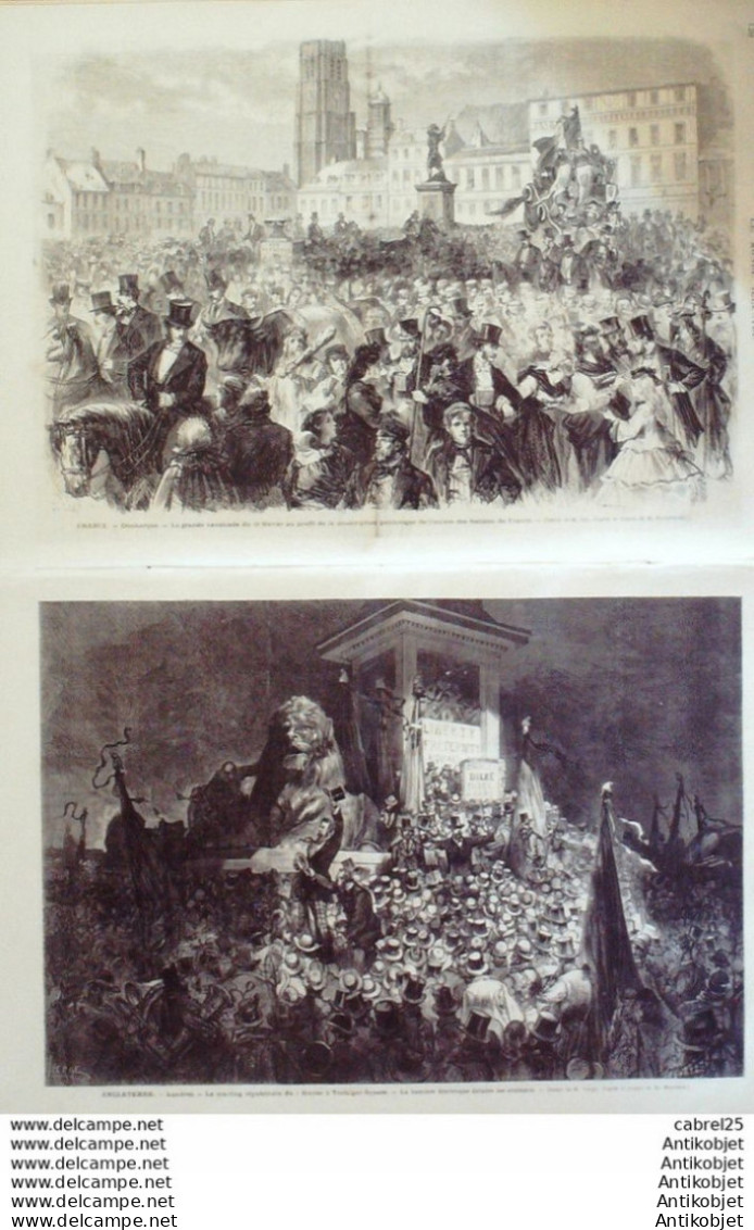 Le Monde Illustré 1872 N°776 Belgique Anvers Italie Turin Venise Inde Minlud Angleterre Trafalgar Square Courneuve - 1850 - 1899