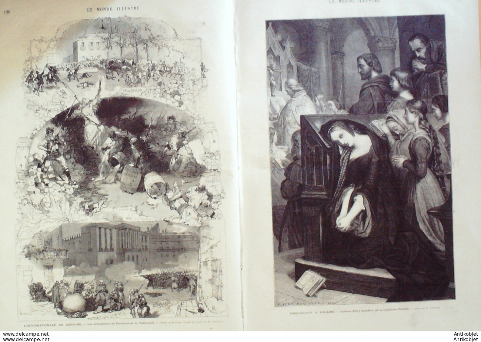 Le Monde Illustré 1872 N°777 Inde Lord Mayo Morlaix (29) Espagne Valladolid Algérie Borj Medjana Mokrani  - 1850 - 1899