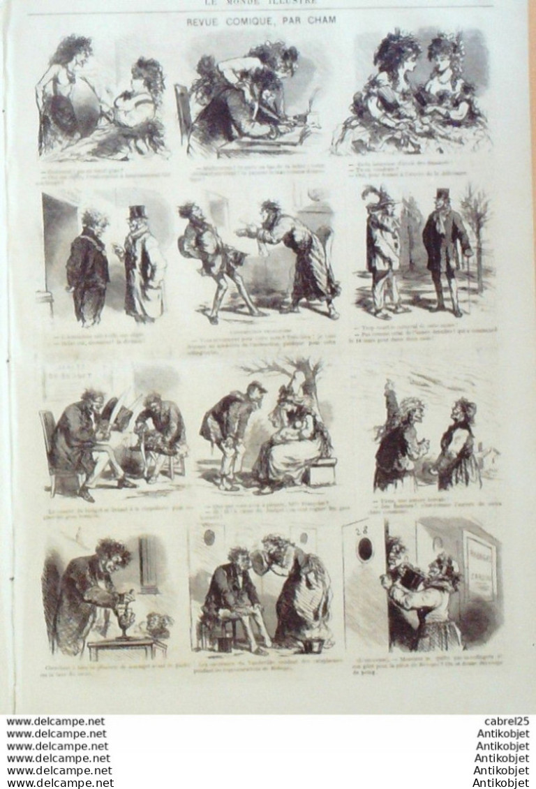 Le Monde Illustré 1872 N°778 Antibes (06) Brestplougastel (29) Belgique Anvers Viet-Nam Go Kong - 1850 - 1899