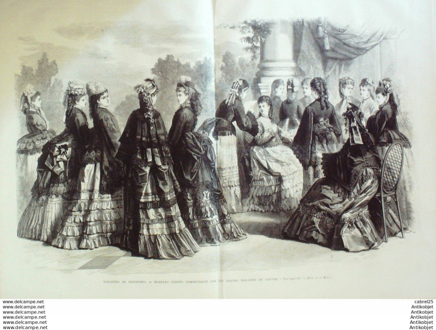 Le Monde Illustré 1872 N°781 St Sulpice Les Rameaux Au Bon Marche Henry Regnault - 1850 - 1899