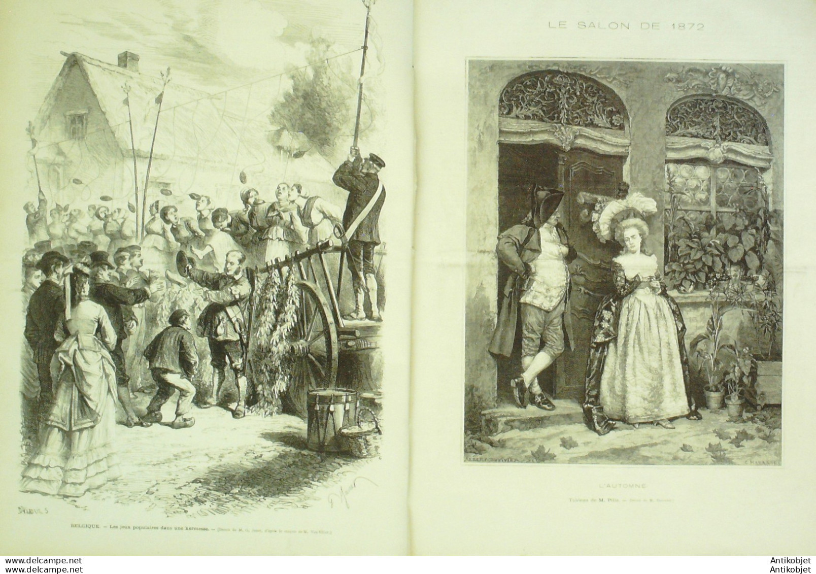 Le Monde Illustré 1872 N°797 Strasbourg (67) Kheil Suisse Genève Algérie Souf Lyon (69)  - 1850 - 1899