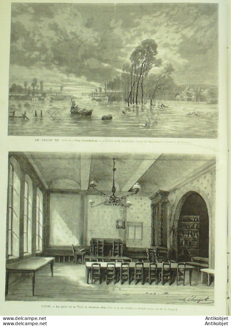 Le Monde Illustré 1872 N°798 Lyon (69) Procès Cremeret De Serres Espagne Madrid Attentat Au Roi Tolède  - 1850 - 1899